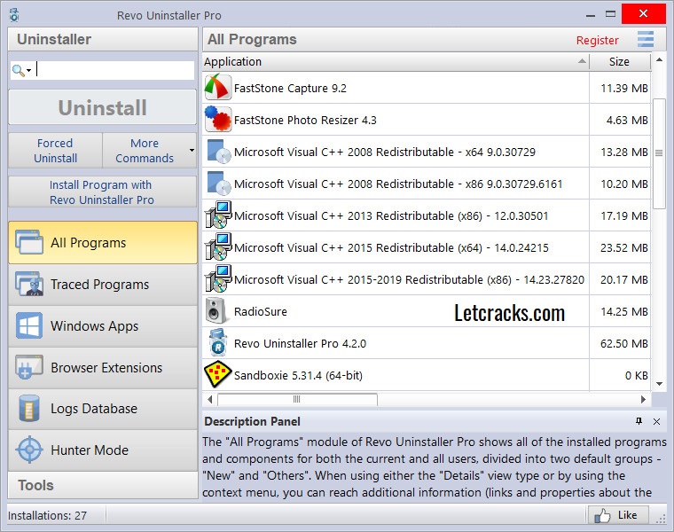 Revo Uninstaller Pro Free Crack